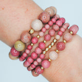 Rhodonite Solo Grande Bracelet