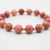 Rhodonite Infinity Grande Bracelet