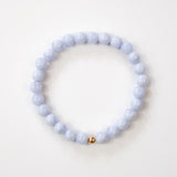 Blue Lace Agate Solo Core Bracelet