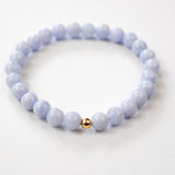 Blue Lace Agate Solo Core Bracelet