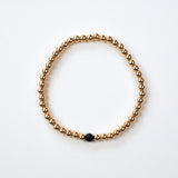 Tourmaline Solo Mini Gold Bracelet