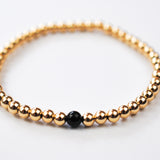 Tourmaline Solo Mini Gold Bracelet