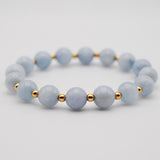 Aquamarine Infinity Grande Bracelet