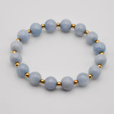 Aquamarine Infinity Grande Bracelet