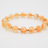 Citrine Infinity Grande Bracelet