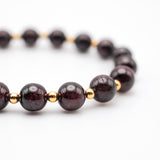 Garnet Infinity Grande Bracelet