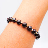 Garnet Infinity Grande Bracelet