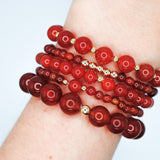 Carnelian Horizon Bracelet