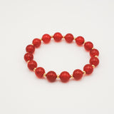 Carnelian Infinity Grande Bracelet