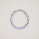 Blue Lace Agate Infinity Grande Bracelet