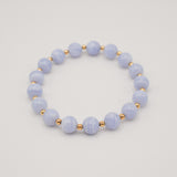 Blue Lace Agate Infinity Grande Bracelet