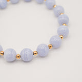 Blue Lace Agate Infinity Grande Bracelet