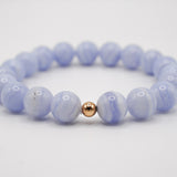 Blue Lace Agate Solo Grande Bracelet