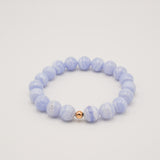 Blue Lace Agate Solo Grande Bracelet