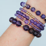 Amethyst Infinity Grande Bracelet