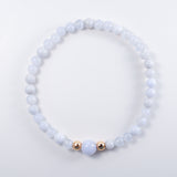 Blue Lace Agate Horizon Bracelet