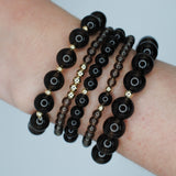 Smokey Quartz Infinity Grande Bracelet