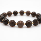 Smokey Quartz Infinity Grande Bracelet