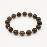 Smokey Quartz Infinity Grande Bracelet