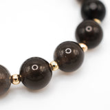 Smokey Quartz Infinity Grande Bracelet