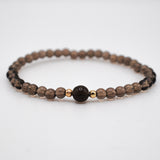 Smokey Quartz Horizon Bracelet