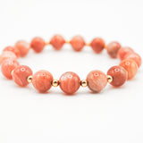 Pink Moonstone Infinity Grande Bracelet