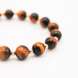 Tigers Eye Infinity Grande Bracelet