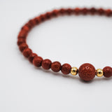 Goldstone Horizon Bracelet